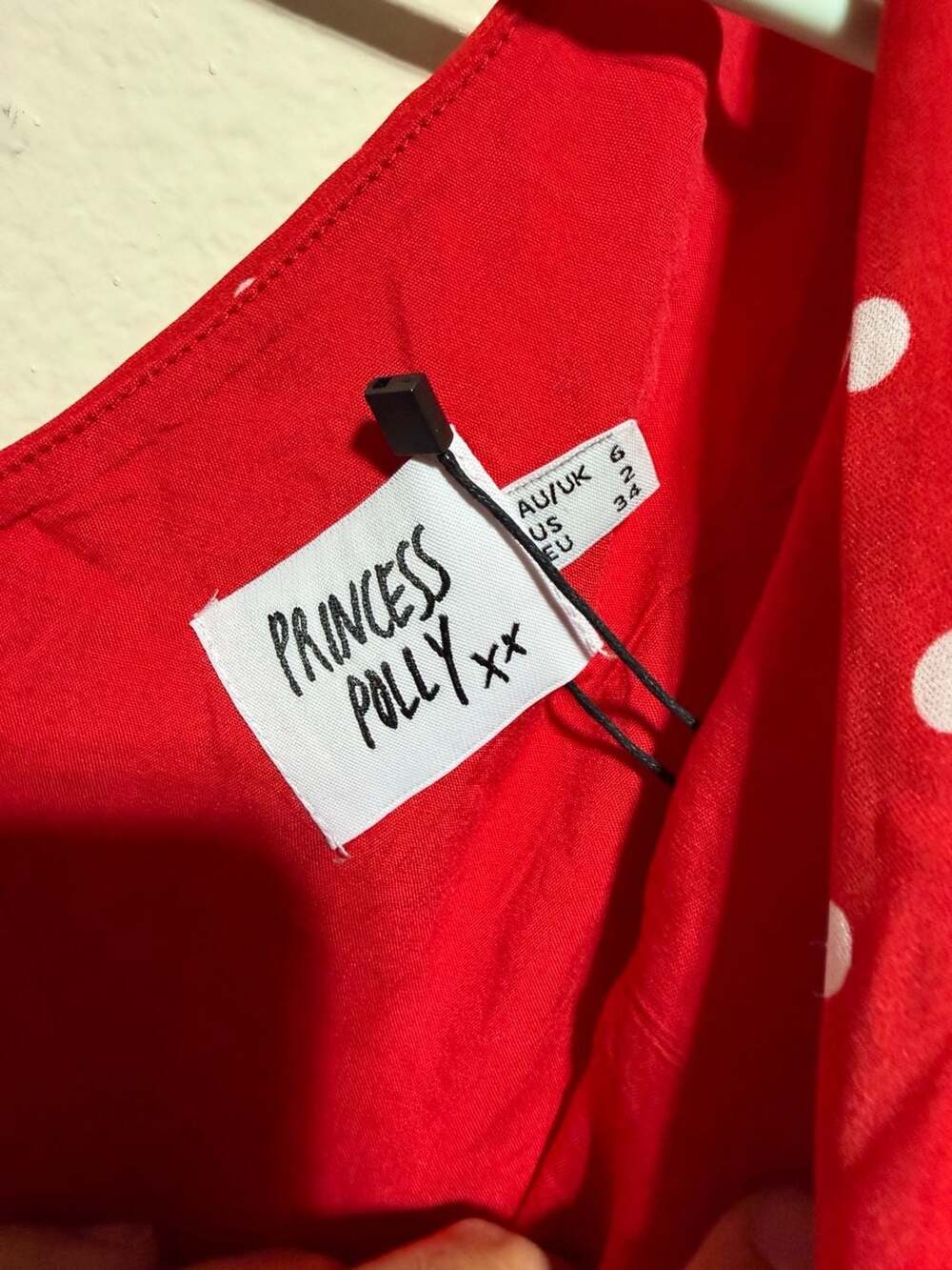 Princess Polly Nellie Red Polka Dot Maxi Dress - Picture 3 of 4